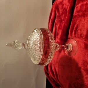 Glass candy dish